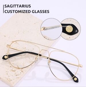 Firmoo Optical Sagitarius Aviator Eyeglasses Frame